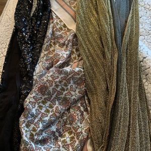 Lot of scarves